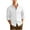 #H-White, variant on GuangCheng George Men Textured Weave Button Up Shirt Long Sleeve Classic Collar Slim Fit Casual Dress Blouses,Wine,L