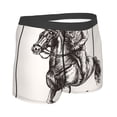 thumbnail image 3 of Daiia Cowboy Ride A Horse Men's Underwear Boxer Briefs, Cotton Stretch Moisture-Wicking Underwear-X-Large, 3 of 9