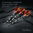 thumbnail image 6 of Viper The Freak Soft Tip Dart Set, 3 Knurled Rings Barrel, 18 Grams, 6 of 10