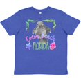 thumbnail image 3 of Inktastic Cocoa Beach Florida Cute Swimming Manatee Youth T-Shirt, 3 of 5