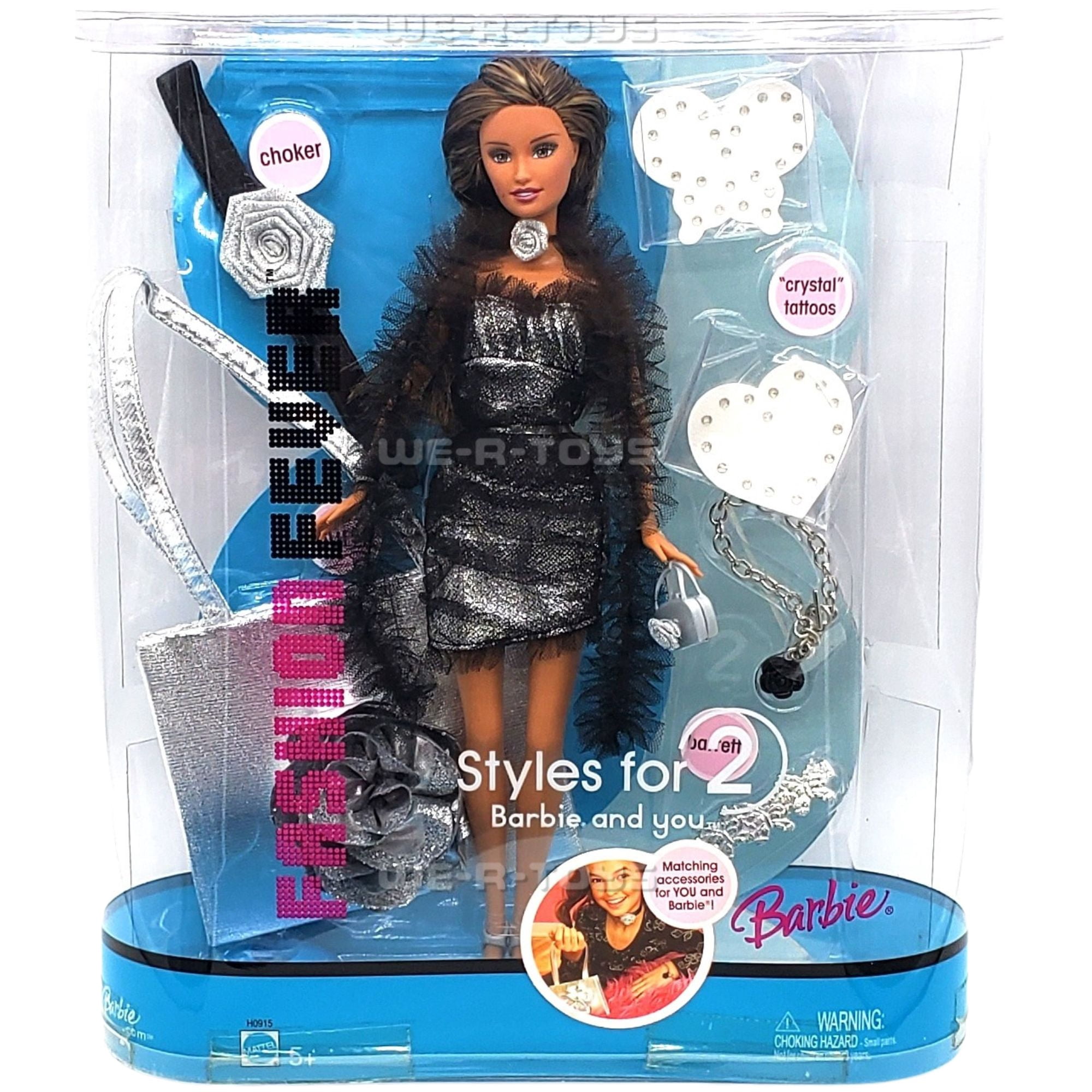 Barbie Fashion Fever Doll Styles for 2 Barbie and You Mattel 2005 No. H0915 NRFB