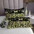 thumbnail image 3 of Erosebridal Gold Leopard Print Coverlet Set Queen, Chic Butterfly Bed Quilt for Girls, 3pcs, 3 of 5