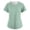 Light Green #062, variant on Women's Soft Stretch Scrub Top – Classic V-Neck with Pockets, Anti-Wrinkle & Comfortable Fit Black L