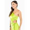 thumbnail image 4 of Vestido de un hombro Roman Fashion /Juvenil, 9302 (Lima) verde lima M, 4 of 6