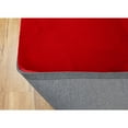 thumbnail image 5 of Contemporary Faux Rabbit Fur Area Rug Red Rectangle - Noble House-Color:Red,Material:faux rabbit fur, 5 of 5
