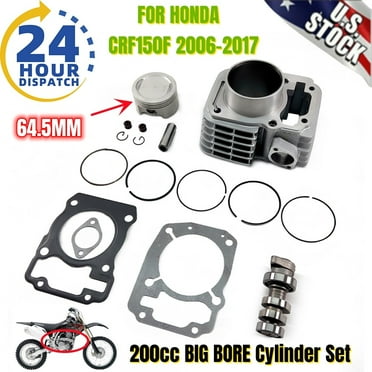 For HONDA CRF150F CRF 150 F UPGRADE Camshaft 200cc BIG BORE Cylinder Piston Kit