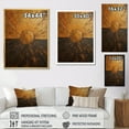 thumbnail image 4 of Designart "Gleaming Bronze Balance IV" Abstract Shapes Floater Framed Wall Art Prints, 4 of 5