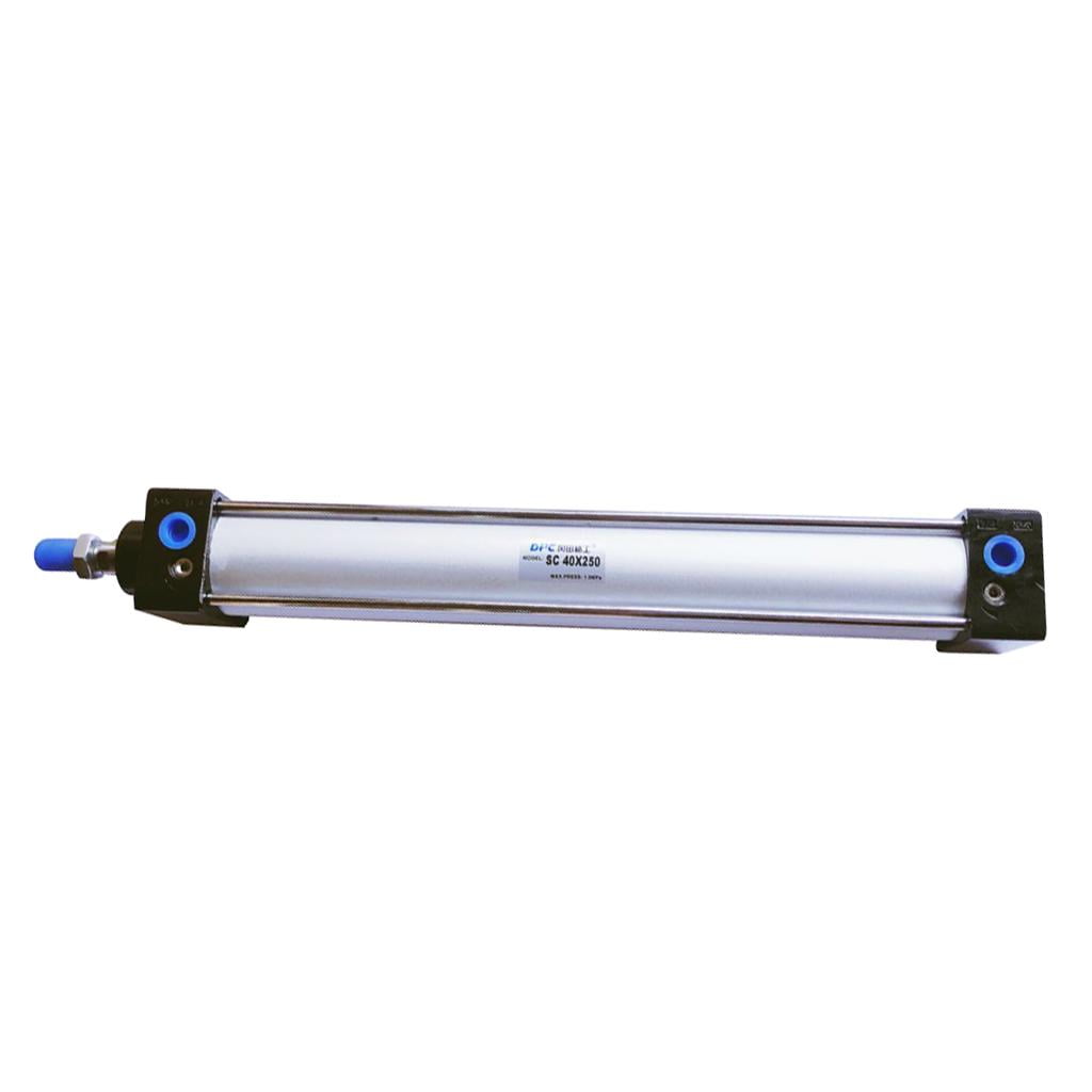 SC40x200 40mm Bore 200mm Stroke Single Rod Double Action Pneumatic Air Cylinder 