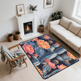 thumbnail image 7 of CURLYOOT Cactus Rug for Living Room Bedroom, 4x6 Ft Washable Area Rug, Non Slip Rugs for Entryway, Desert Flowers Large Carpet for Indoor Dining Room, 7 of 7