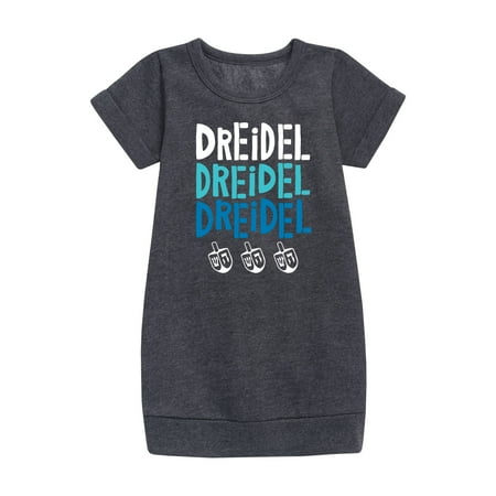 

Instant Message - Dreidel Dreidel Dreidel - Girls Ss Fleece Dress