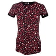thumbnail image 3 of Women's Petite Floral Stretch Jersey Top-RM-PM, 3 of 5