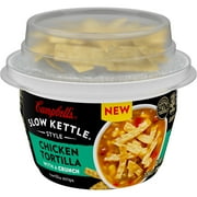 Slow Kettle Chicken Tortilla Soup With A Crunch, 7.28 Ounce Microwaveable Cup