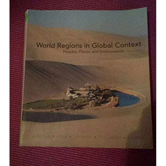 Pre-Owned World Regions in Global Context: People, Places, and Environments (4th Edition) (Paperback) 0321651855 9780321651853