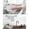 thumbnail image 5 of Pure Light Grey Kitchen Dish Towels for Drying Dishes Set of 4, Simple Solid Color Waffle Weave Microfiber Hand Tea Bathroom Towels Quick Dry & Absorbent Towel 15.7x23.6, 5 of 7