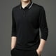 thumbnail image 1 of Blusa y camisa de manga larga con cuello vuelto para hombre, pijama deportivo para el hogar, camiseta de color liso, blusa deportiva de poliéster para hombre, 1 of 6