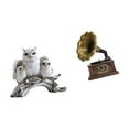 thumbnail image 6 of CoudarTitie Modern Owl Figurine Sculpture Vintage Resin Ornament for Living Room Office Cabinet Decor Housewarming Birthday Gift Retro, 6 of 8