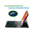 thumbnail image 3 of Keyboard Case for iPad Pro 12.9-inch 2017/2015 (Old Model, 2nd & 1st Generation), Soft TPU Protective Cover, [7 Color Backlit] Magnetically Detachable Wireless Bluetooth Keyboard, 3 of 7