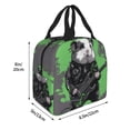 thumbnail image 2 of Yiaed Rock Guitar Guinea Pig Print Insulated Lunch Bag Reusable Cute Tote Lunch Box, Leakproof Cooler Lunch Bags for Work Office Travel School Picnic, 2 of 5