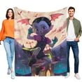 thumbnail image 1 of Vampirina anti-pilling, suave, ligera, esponjosa y acogedora de lujo para hogar y cocina – Perfecta para niños y adultos,50X70cm, 1 of 6