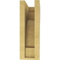thumbnail image 4 of 4"W x 8"D x 12"H Classic Mediterranean Rough Cedar Woodgrain TimberThane Corbel, Primed Tan, 4 of 6