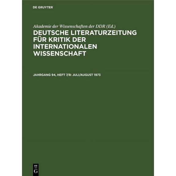 Juli/August 1973, (Hardcover)
