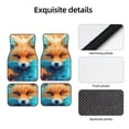 thumbnail image 6 of Salouo Fiery Red Maple Leaf Fox for 4-Piece Floor Mats, Custom Fit Car Mats All-Weather Car Foot Mats Automotive Floor Mats for Cars, Trucks, SUVs, Vehicle Floor Liner, 6 of 7