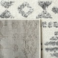 thumbnail image 6 of SAFAVIEH Tulum Leanna Distressed Geometric Area Rug, Ivory/Grey, 4'5" x 6'5", 6 of 9