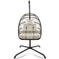 thumbnail image 2 of Jese Stainless Steel Egg Hanging Chair with Stand, 2 of 8