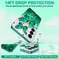 thumbnail image 5 of CASEFIV for Samsung Galaxy S26 Plus Case,Cute Butterfly Pattern Magnetic Phone Cover Translucent Slim Protective Case for Women Girls,Orange Butterfly, 5 of 8