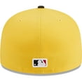 thumbnail image 4 of Men's New Era Yellow/Black New York Yankees Grilled 59FIFTY Fitted Hat, 4 of 6