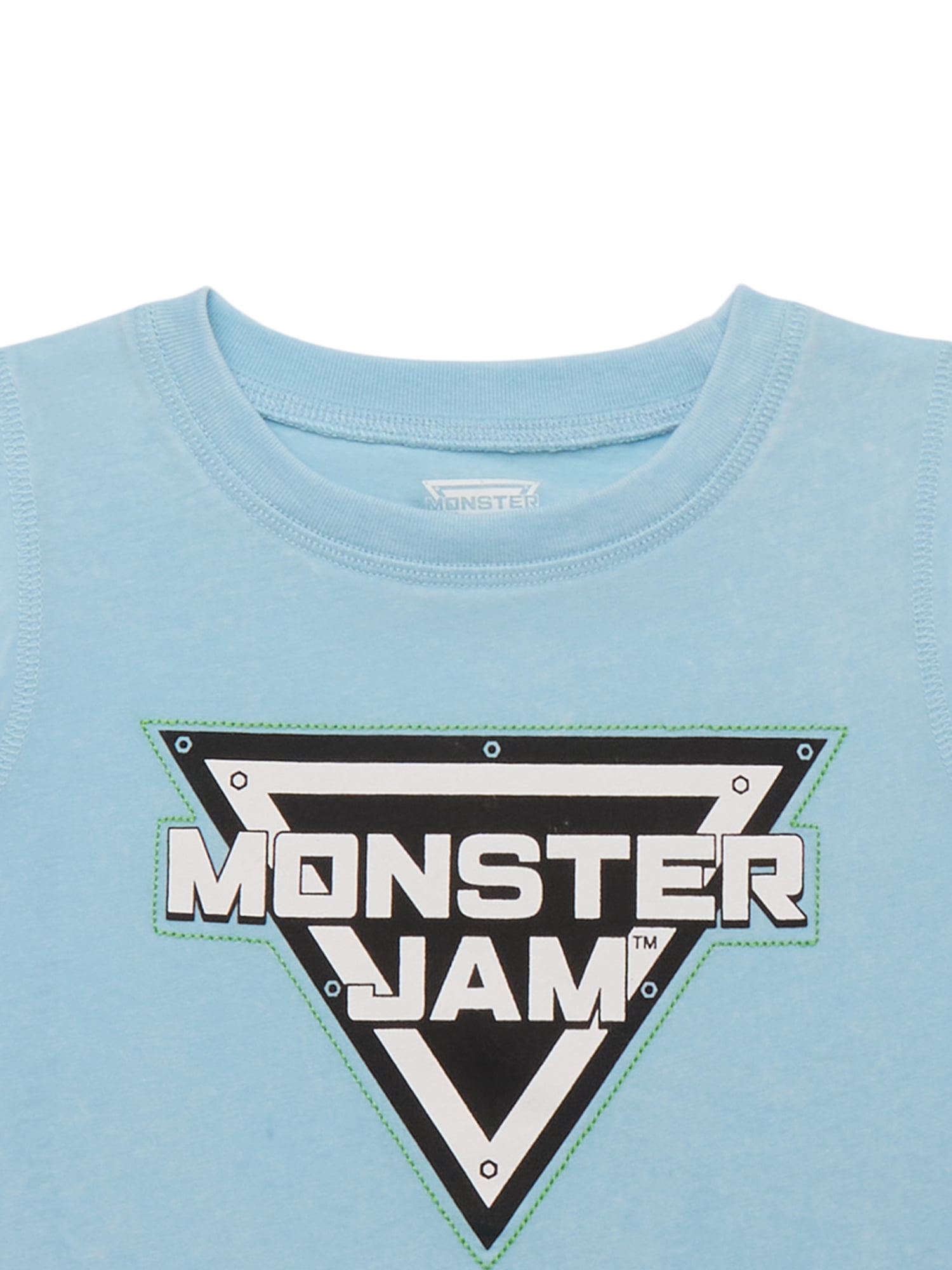 Monster Jam Cars Toddler Boy Tank Top with Front and Back Graphics, Sizes 12M-5T