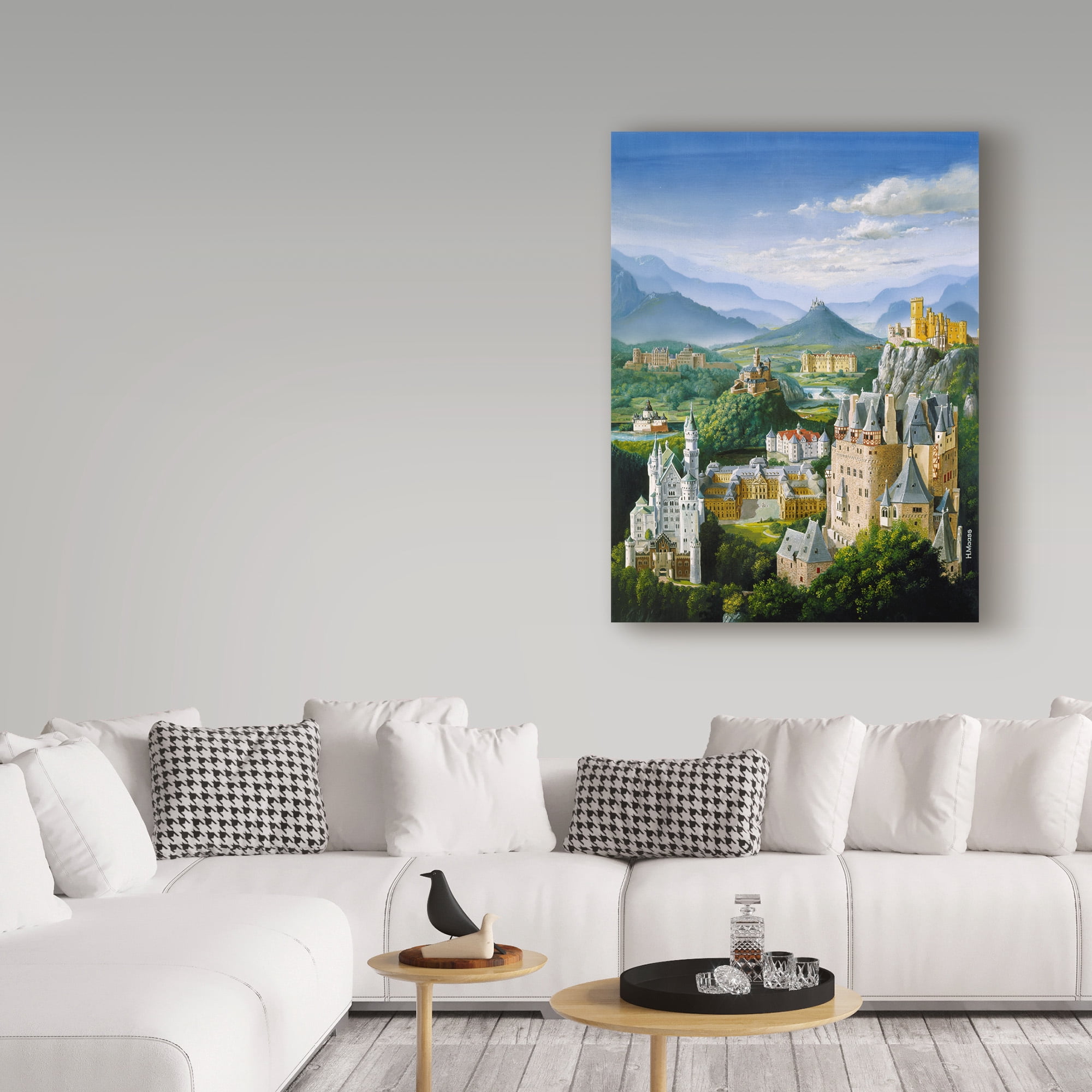 Trademark Fine Art 'German Castles' Canvas Art by Harro Maass