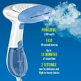 thumbnail image 2 of Handheld Garment Steamer for Clothes, Portable Handheld Design,White/Blue, 2 of 6