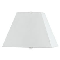 Cal Lighting Rectangular White Hardback Shade