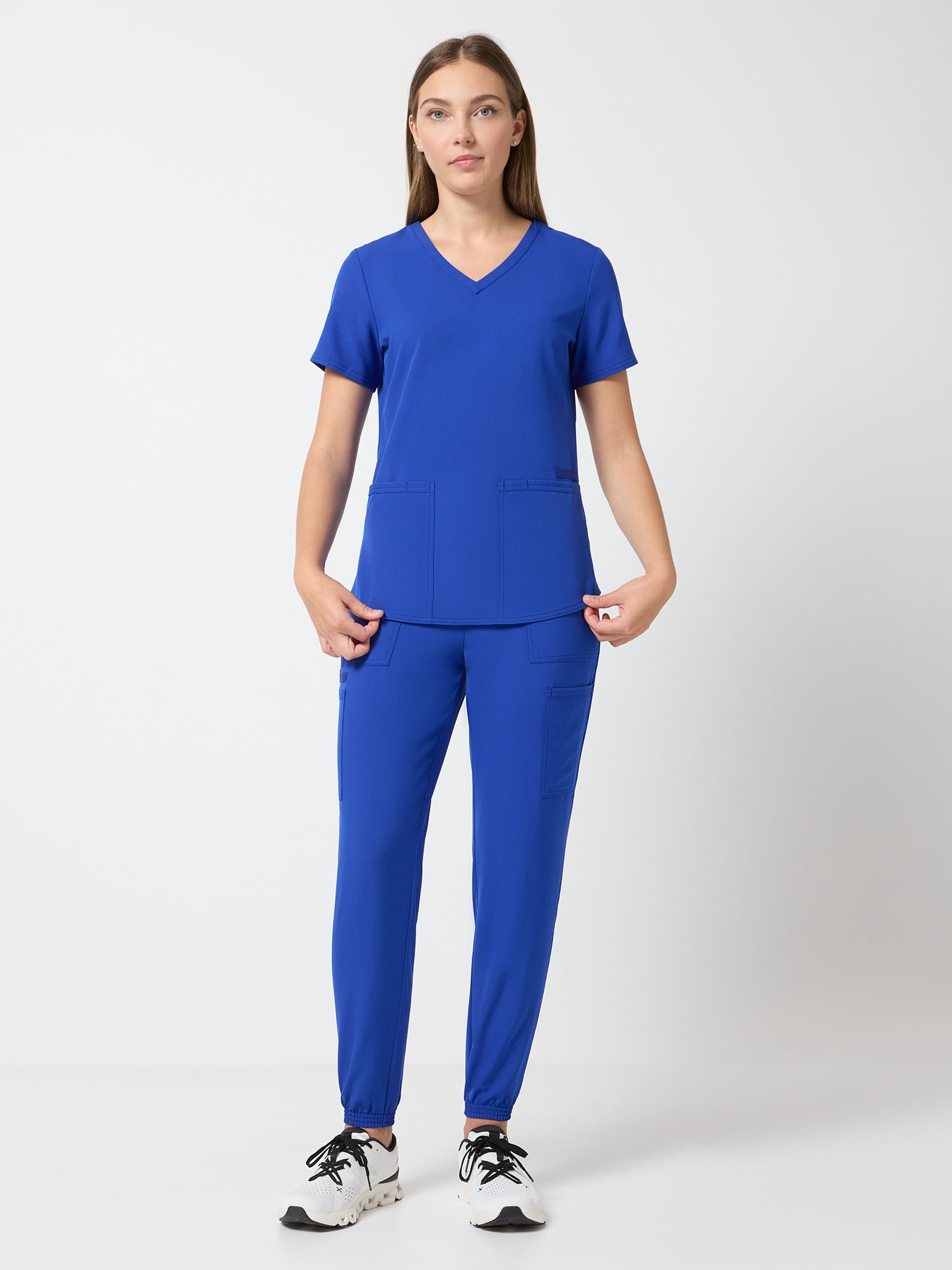 Scrubstar Core Essentials Women’s V-Neck Scrub Top, Sizes XS–3XL