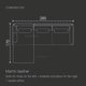 thumbnail image 1 of Modern Leather Corner Living Room Sofas Lazy Nordic Chaise Sets for Living Room Black Love Seat 3 Seat Pine Frame Home Furniture My Lux Decor Round, 1 of 14