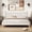 White, variant on Noble House Onius Countryside Style King Size Wooden Bed Frame, Heavy-Duty Platform Bed with Center Support, White