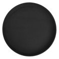 thumbnail image 1 of Bandeja Winco Premium de fibra de vidrio redonda, 16 cm, antideslizante, negra, 1 of 1