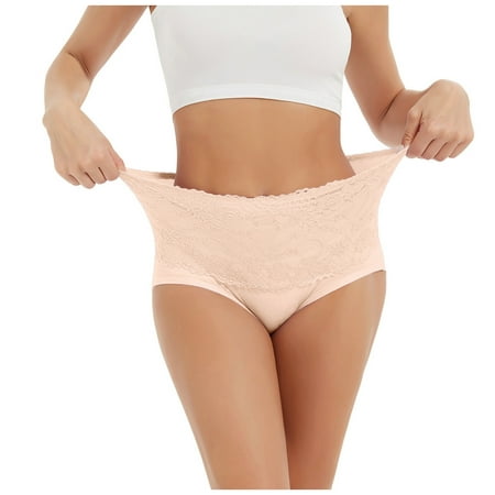 Yuhangmm Women High Waist Panties Underwear Shapewear Brief Panties Corset Lingerie