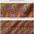 thumbnail image 2 of Soimoi Cotton Poplin Fabric Floral & Horse Animal Print Sewing Fabric Yard 56 Inch Wide, 2 of 7