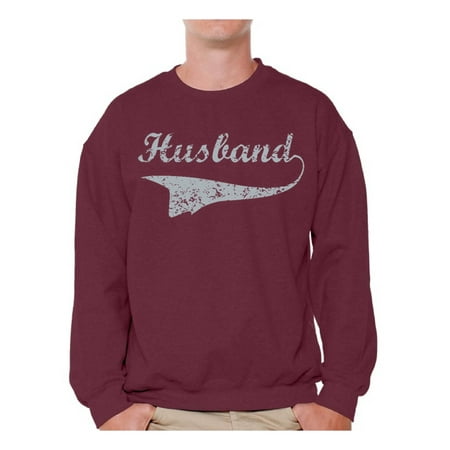 Awkward Styles Husband Sweater for Men Husband Sweatshirt for Men Cute Sweater for Husband Happy Marriage Gifts for Him Sweatshirt for Guys Husband Crewneck Anniversary Gifts for the Best Husband (Best Style For Bald Guys)