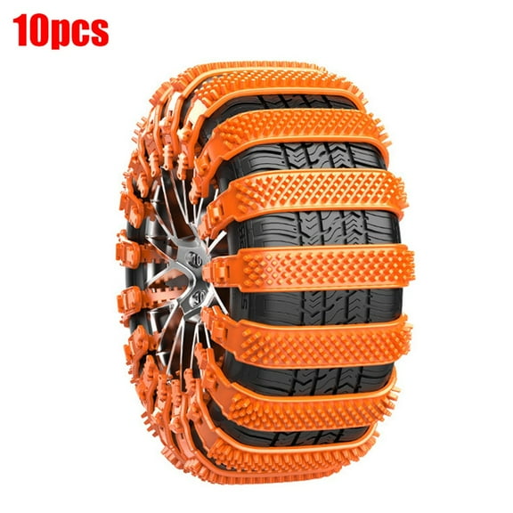 10Pcs Chain Auto Winter Tire Wheels Chains Anti Skid Chains For Car Truck Suv Fangkenuo