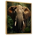 thumbnail image 2 of Designart "African Elephant II" African Floater Framed Canvas Print, 2 of 7
