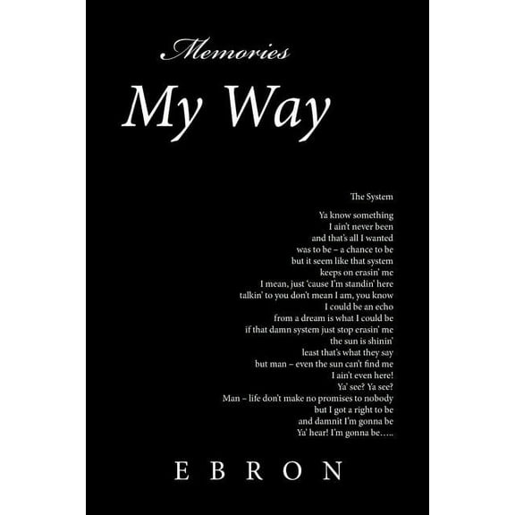 Memories: My Way (Paperback)