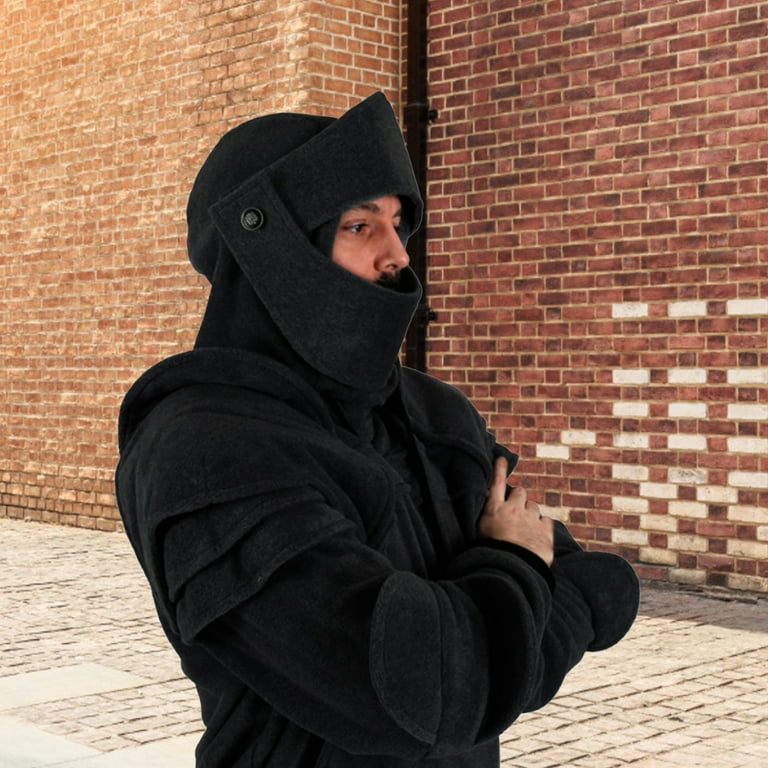 Knight sweater sales with hood