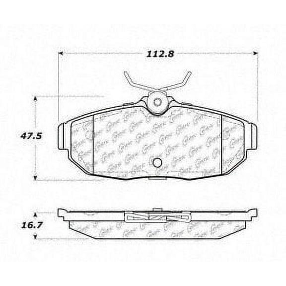 Centric Parts - Ceramic Pads