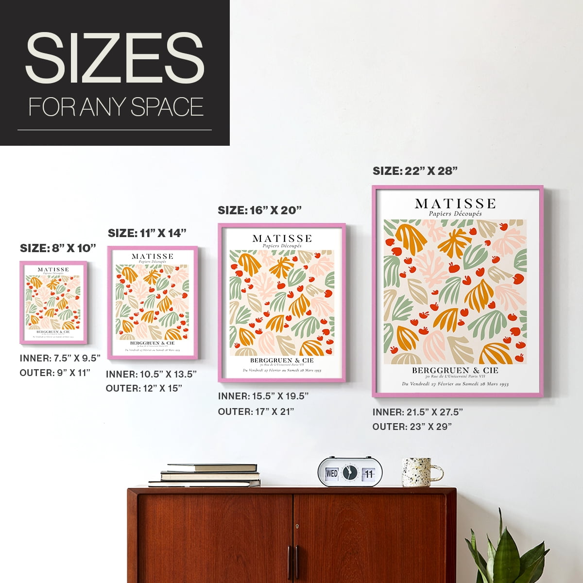 Matisse LXXXIX Framed Print - Solid Wood