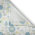 thumbnail image 4 of Ambesonne Yellow and Blue Window Valance, Floral Scrapbook, 54" X 18", Blue Yellow Pale Grey, 4 of 5