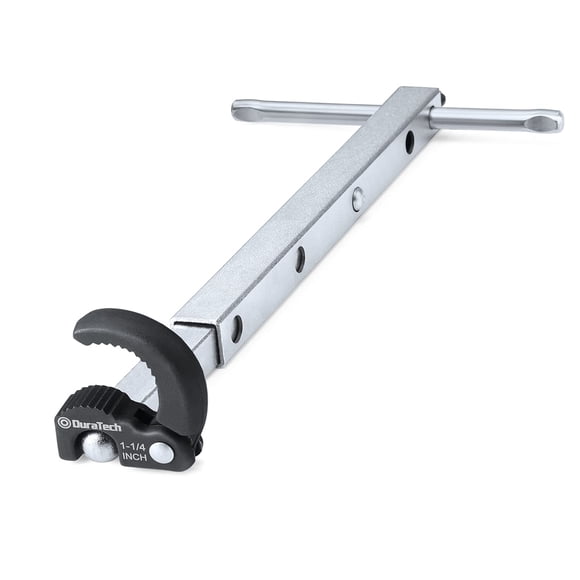Llave telescópica para lavabo DURATECH, ajustable de 10 a 43 cm