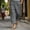 Dark Gray, variant on Fashion YLSDY Capris Pants for Women Cotton Linen Casual Summer 2025 Straight Wide Leg Loose Drawstring Elastic Waist Cropped Trouser Brown XL